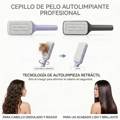 Cepillo Auto-Limpiable Salnora (Edición HairCare)